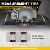 image2Pack Thick Wheel Alignment Plates Tool Kit with Measuring Tapes Car Toe Plates Wheel Alignment Tool for Car Truck SUV BlackBlack