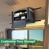 image36quot RV Overhead SoftSided Storage Cabinet RV Organizer Storage Cabinet Compatible with MercedesBenz Sprinter Ford Transit ampamp RAM Promaster Vans BlackGrey