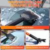 image457quot Extendable Snow Brush and Larger Ice Scrapers for Car Windshield ScratchFree Snow Brush with 360 Pivoting Head ampamp NonSlip Foam Grip Ice Removal Tool for Car SUV Trucks