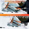 image457quot Extendable Snow Brush and Larger Ice Scrapers for Car Windshield ScratchFree Snow Brush with 360 Pivoting Head ampamp NonSlip Foam Grip Ice Removal Tool for Car SUV Trucks