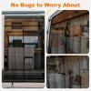 image59quotH x 43quotW Sliding Door Van Bug Screen Magnetic Closure Van Screen Mesh Curtains Side Door Camping Mosquito Net Compatible with MercedesBenz Metris Ford Transit Connect Campervan SmallMedium 71H x 59W