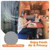 image59quotH x 43quotW Sliding Door Van Bug Screen Magnetic Closure Van Screen Mesh Curtains Side Door Camping Mosquito Net Compatible with MercedesBenz Metris Ford Transit Connect Campervan SmallSmall 59H x 43W