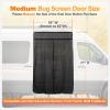 image59quotH x 43quotW Sliding Door Van Bug Screen Magnetic Closure Van Screen Mesh Curtains Side Door Camping Mosquito Net Compatible with MercedesBenz Metris Ford Transit Connect Campervan SmallMedium 71H x 59W