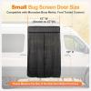 image59quotH x 43quotW Sliding Door Van Bug Screen Magnetic Closure Van Screen Mesh Curtains Side Door Camping Mosquito Net Compatible with MercedesBenz Metris Ford Transit Connect Campervan SmallSmall 59H x 43W
