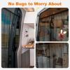 image59quotH x 43quotW Sliding Door Van Bug Screen Magnetic Closure Van Screen Mesh Curtains Side Door Camping Mosquito Net Compatible with MercedesBenz Metris Ford Transit Connect Campervan SmallLarge 83H x 59W