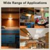 image8 Pack RV Lights Interior 1200LM3 Color 12V RV LED Lights Interior with Remote Control 30006500K Dimmable RV Interior Lighting RV Ceiling Light for RVCamperTrailerBoat4Pack