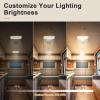 image8 Pack RV Lights Interior 1200LM3 Color 12V RV LED Lights Interior with Remote Control 30006500K Dimmable RV Interior Lighting RV Ceiling Light for RVCamperTrailerBoat4Pack