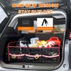image95L Car Trunk Organizer with Removable Cooler Bag Collapsible Trunk Storage Organizer with Removable Lid  Multi Compartment Waterproof Storage Organization Fits Most Car Truck RedRed