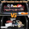 image95L Car Trunk Organizer with Removable Cooler Bag Collapsible Trunk Storage Organizer with Removable Lid  Multi Compartment Waterproof Storage Organization Fits Most Car Truck RedRed