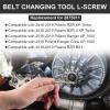 imageBelt Changing Tool Kit Compatible with Polaris RZR XP Turbo XP4 1000  Efficiently Replace Belts with Flexible Clutch Cover Removal Tool ampamp Belt Removal Tool