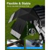 imageCar Awning for SUVTruck RV UV50 Sun Shade Waterproof Roof Rack Awning with Side Wall Heavy Duty Suction Cups ampamp Reinforced Poles for Overland Camping Beach Tailgating BlueBlack