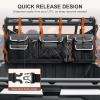 imageDouble UTV Gun Rack Bag Quick Release Hunting Tool Carrier Soft Case for Hunting Compatible with Polaris Ranger Yamaha Kawasaki and Most UTVsBlack  White