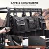 imageDouble UTV Gun Rack Bag Quick Release Hunting Tool Carrier Soft Case for Hunting Compatible with Polaris Ranger Yamaha Kawasaki and Most UTVsBlack  White