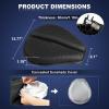 imageFoldable Motorcycle Seat Cushion with Sunshade Cover Large 3DHoneycomb Structure Shock Absorption ampamp Breathable Motorcycle Gel Seat Pad for Long Rides