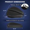 imageFoldable Passenger Motorcycle Gel Rear Seat Cushion 3DHoneycomb Structure Shock Absorption ampamp Breathable Motorcycle Gel Seat Rear Pad for Long Rides SLarge