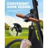 imageMagnetic Golf Cart Holder Clip with Loop Hook Aluminum Alloy Golf Holder for Secure 3070 Rings Storage ampamp Golf Towels Hanging NonSlip Elastic Band ampamp Storage Bag IncludedBlack