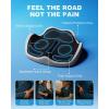 imageMemory Foam Truck Seat Cushion with TPE Gel Support Truck Seat Cushion with NonSlip Washable Cover for Back Support ampamp Pain Relief During Long DrivesBlackampampGrayBlackgray