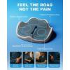 imageMemory Foam Truck Seat Cushion with TPE Gel Support Truck Seat Cushion with NonSlip Washable Cover for Back Support ampamp Pain Relief During Long DrivesBlackampampGrayGraydark Gray