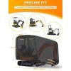 imageMini Excavator Cover Fits 30004000 lbs Models 420D OxfordFabric Zippered Excavators Cover Compatible with Bobcat E20Kubota U17John Deere 17GYanmar ViO17 Waterproof UV Dust Snow Rain ProtectionL30004000lbs