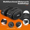 imageMotorcycle Saddlebags with Protective Cover Large Capacity Extendable Saddle Bags Motorcycle Side Bag with Reflective Strip