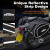 imageMotorcycle Saddlebags with Protective Cover Large Capacity Extendable Saddle Bags Motorcycle Side Bag with Reflective Strip