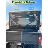 imageRear Adjustable Vented Tinted Windshield Compatible with CFMOTO UFORCE 600 20212025 Back Window Scratch Resistant Hard PC Windshield Protects Against Wind Dust Dirt Snow RainSmoked Grey