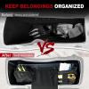 imageSaddlebag Lid Organizers 2 Pack Universal Saddle Bag Lid Organizer Pouch Set with Elastic Slots Compatible with Harley Davidson 19932022 Touring Road King Electra Glide Road Glide Black