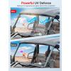 imageScratch Resistant ampamp Vented Full Windshield Compatible with CFMOTO UForce U10 Pro ampamp U10 Pro XL 2025 Hard PC Clear Windshield Protects Against Wind Dust Dirt Snow Rain