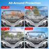 imageScratch Resistant ampamp Vented Full Windshield Compatible with CFMOTO ZFORCE 950 HOEX 20222024950 HOSPORT 20222023950 SPORT 20202022 PC Clear Protects Against Wind Dust Snow Rain
