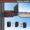 imageUTV Side Mirrors Fits 175quot2quot Roll Cage and Profit Cage UTV Side View Mirrors with Extension Compatible with Polaris Ranger 570 1000 900 XP 20152024 General 1000 Can Am Commander Trail