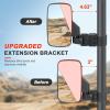 imageUTV Side Mirrors Fits 175quot2quot Roll Cage and Profit Cage UTV Side View Mirrors with Extension Compatible with Polaris Ranger 570 1000 900 XP 20152024 General 1000 Can Am Commander Trail