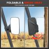 imageUTV Side Mirrors Fits 175quot2quot Roll Cage and Profit Cage UTV Side View Mirrors with Extension Compatible with Polaris Ranger 570 1000 900 XP 20152024 General 1000 Can Am Commander Trail