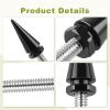 imageWindshield Screws Black Windshield Spike Bolts Compatible with Harley Davidson Street Electra Tri Glide 20142025