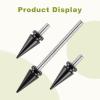 imageWindshield Screws Black Windshield Spike Bolts Compatible with Harley Davidson Street Electra Tri Glide 20142025