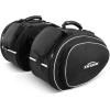 imageMotorcycle Saddlebags with Protective Cover Large Capacity Extendable Saddle Bags Motorcycle Side Bag with Reflective Strip