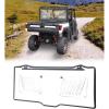 imageVented Rear Window Compatible with Polaris Ranger XP 1000CREW 20172025 Ranger 1000CREW 20202025 XP 900CREW 20132019 Scratch Resistant PC Light Smoke Tinted Back WindshieldClear