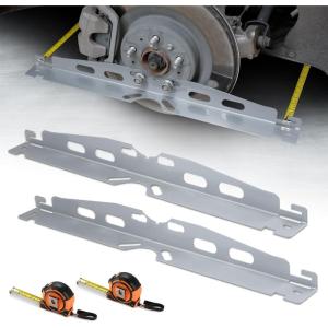 image2Pack Thick Wheel Alignment Plates Tool Kit with Measuring Tapes Car Toe Plates Wheel Alignment Tool for Car Truck SUV BlackSilver