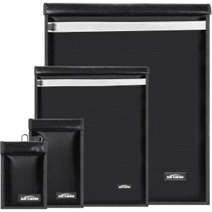 image4Pack Faraday Bags Key Fob Protector  Faraday Cage for Phones ampamp Car Keys ampamp Tablets ampamp Laptop