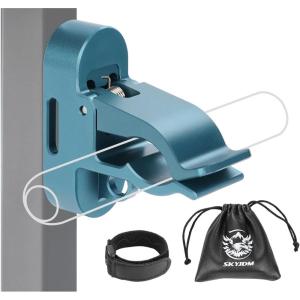 imageMagnetic Golf Cart Holder Clip with Loop Hook Aluminum Alloy Golf Holder for Secure 3070 Rings Storage ampamp Golf Towels Hanging NonSlip Elastic Band ampamp Storage Bag IncludedBlue