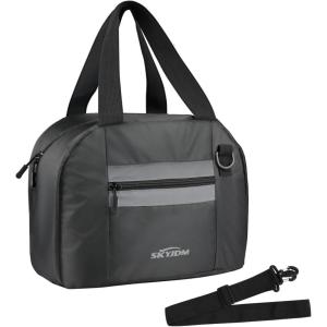 imageMotorcycle Helmet Bag Moto Helmet Bag with Pocket ampamp StrapWaterproof Powersports Storage Bags with Soft Rubber Zips ampamp Reflective Strip SmallLarge