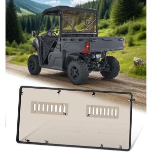 imageRear Adjustable Vented Tinted Windshield Compatible with CFMOTO UFORCE 600 20212025 Back Window Scratch Resistant Hard PC Windshield Protects Against Wind Dust Dirt Snow RainTinted