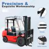 imageClear Forklift Rain Cover Universal Waterproof Cab Enclosure with PVC Film ampamp 600D OxfordFabric Heavy Duty AllWeather Accessories for Forklifts Up to 6000 Lb