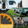 imageRV Step Covers 4 Pack 24 x 75 inches NonSlip RV Stair Covers EVA Foam Trimmable Self Adhesive Camper Step Covers RV Step Carpet Rug for Trailers Camper RV Dark GrayDark Gray