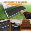 imageRV Step Covers 4 Pack 24 x 75 inches NonSlip RV Stair Covers EVA Foam Trimmable Self Adhesive Camper Step Covers RV Step Carpet Rug for Trailers Camper RV Dark GrayDark Gray