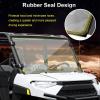 imageScratch Resistant ampamp Vented Full Windshield Compatible with Polaris Ranger 1000  XP 1000  Crew 1000 20172025 PC Clear Protects Against Wind Dust Dirt Snow Rain