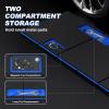 imageThick Mechanic Mat Foldable EVA Mat with Magnetic Tool Compartments Waterproof Mechanic Kneeling Pad with Handle for Garage Workshop Repairing Gardening 465quot x 158quot x 11 quot Black ampamp BlueBlack  Blue