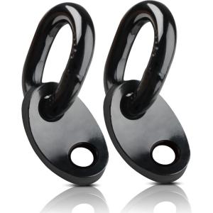 image2Pack Engine Lifting Bracket Set Engine Support Bar Working Load Limit of 5500 lbs for Use with Lifting Slings Load Levelers Black 2Pack