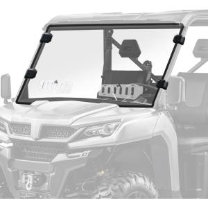 imageScratch Resistant ampamp Vented Windshield Compatible with CFMOTO UFORCE 1000 20192025 ampamp 1000 XL 20222025 PC Front Windshield Protects Against Wind Dust Dirt Snow Rain