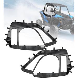 imageSoft Upper Doors with Side Mirror Cutout Compatible with Polaris RZR XP 1000 20142023 2 Seater Waterproof Soft Cab Enclosure Upper Doors for Enhanced Vision