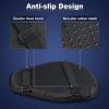 imageDetachable Motorcycle Gel Seat Cushion with Cover Large 3DHoneycomb Structure Shock Absorption ampamp Breathable Motorcycle Gel Seat Pad for Long Rides